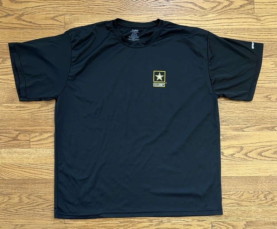 US Army T-Shirt Men’s Size XL Black Physical Fitness Uniform FT Knox
