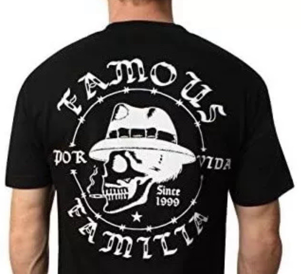 Famous Stars And Straps Familia Shirt NWT 2XL Travis Barker Blink 182 Skull Y2K