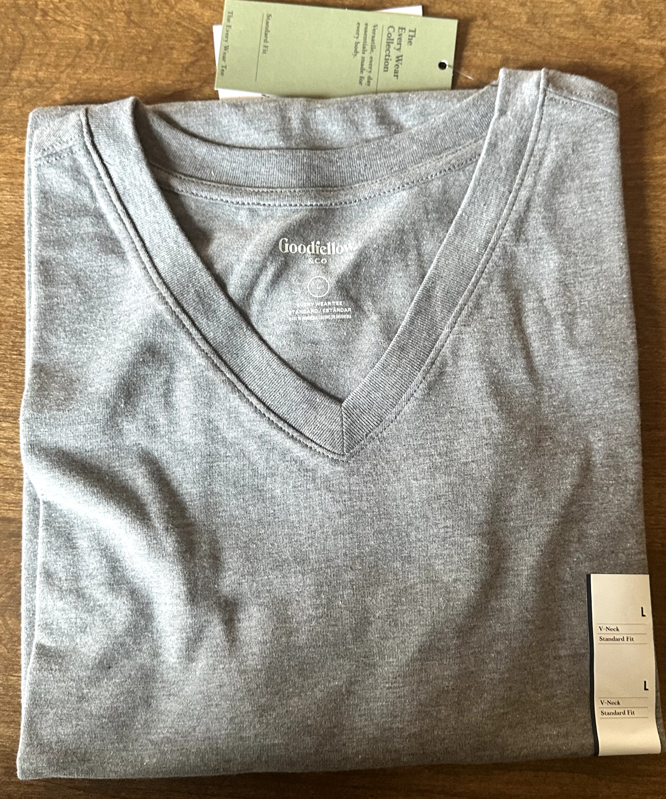 Mens V neck Goodfellow multicolors & sizes T shirts gallery