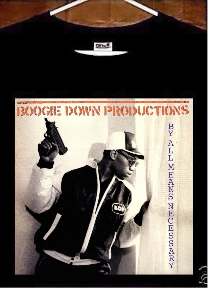 Boogie Down Productions KRS One By Any Means Necessary T Shirt;