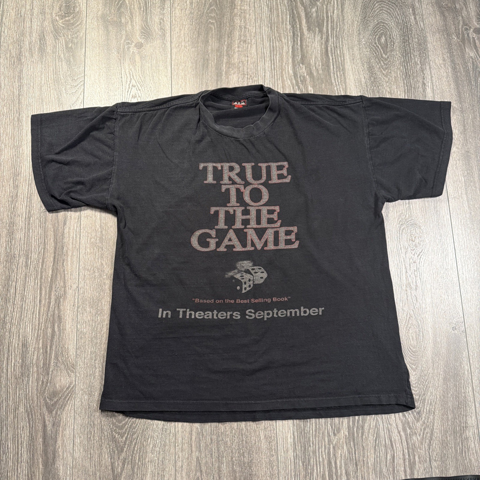 True To The Game Movie Promo T-Shirt Size XL Black Teri Woods Hood Book 2017