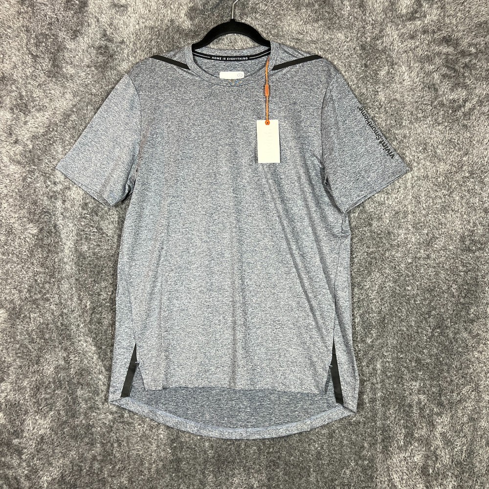 Vivint Shirt Mens Small Gray Performance Short Sleeve Crewneck Employee New