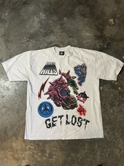 Lost Hills – LH Patch Logos Graphic Tee White XLarge