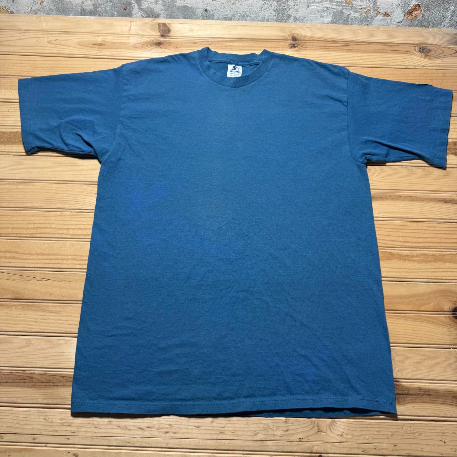 Vintage 90s Starter Blank Streetwear Minimalist Single Stitch T-Shirt USA – XL