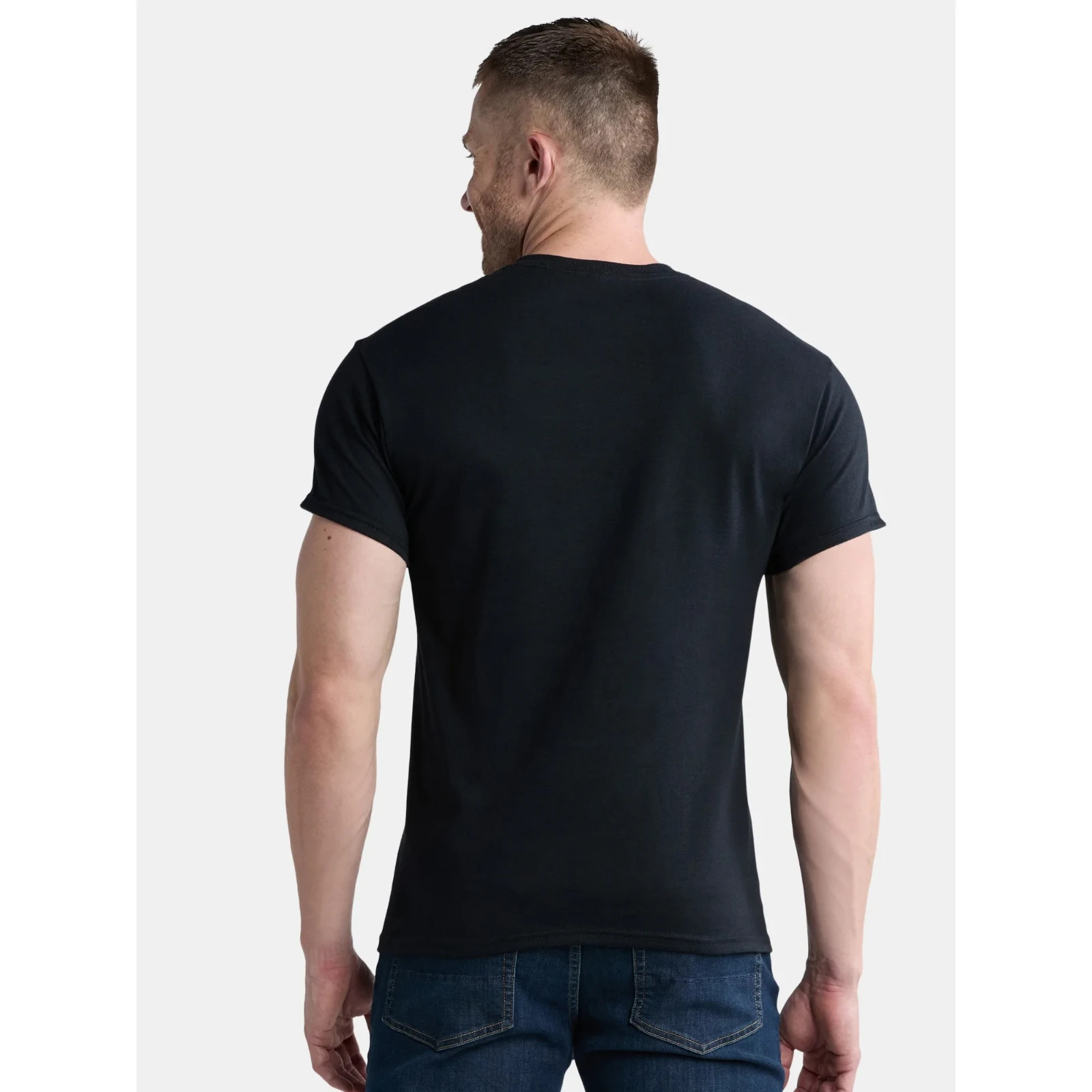 Mens One Piece Straw Hat Crew Short Sleeve T Shirt Black Anime X-Large XL gallery