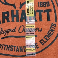 Carhartt vintage long sleeve size L Burnt Orange Regular Fit Men’s Shirt Large