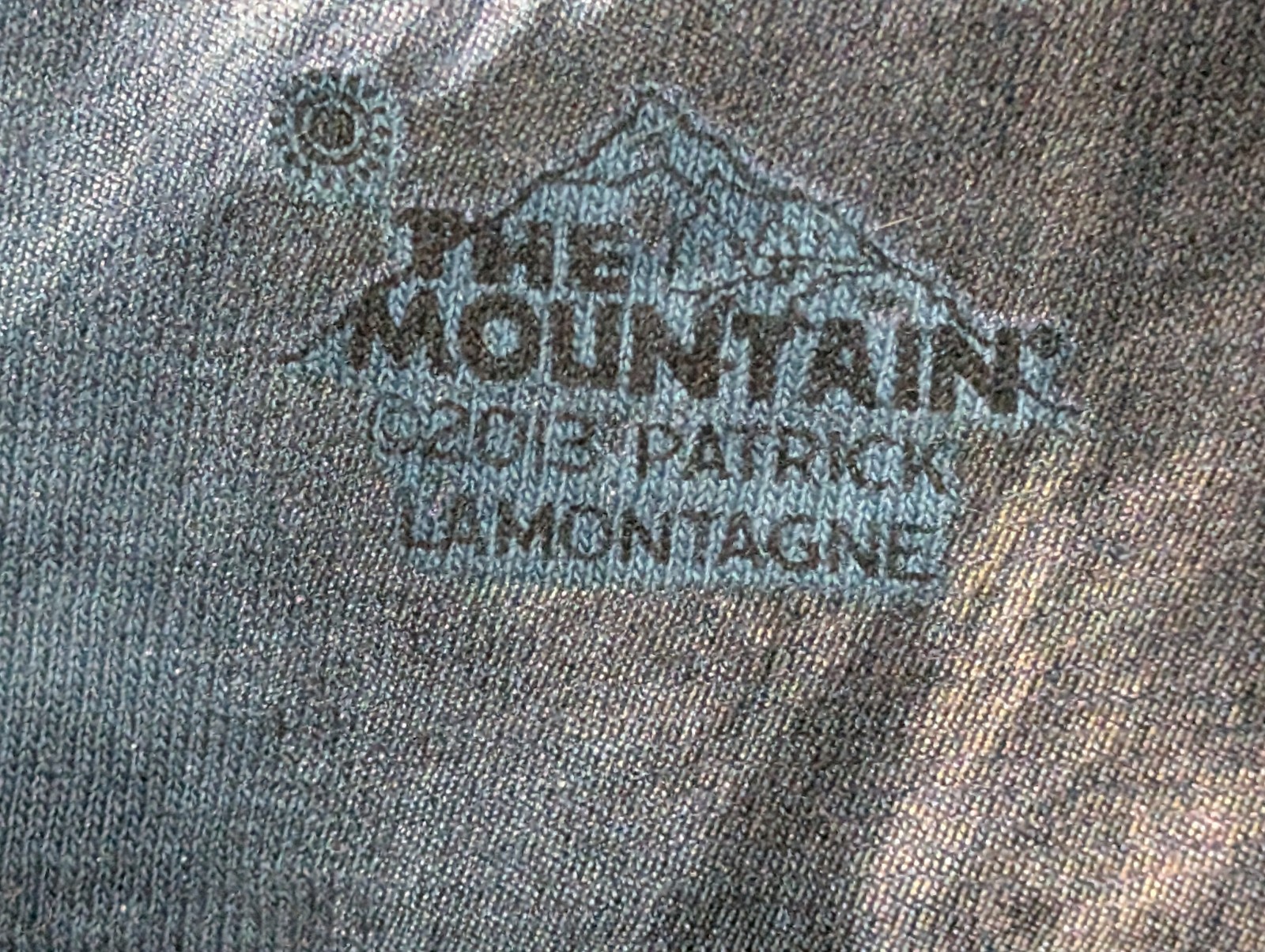 The Mountain Mens T-shirt Blue Face Of An Eagle Wildlife Retired Logo XL #6261 gallery