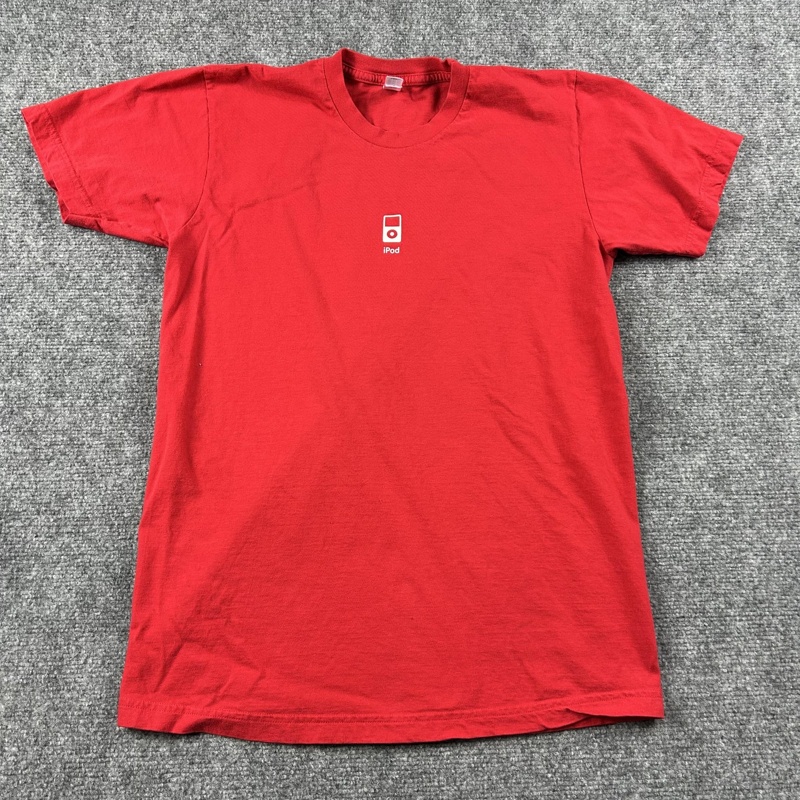 Apple Employee IPod Shirt Mens Medium Red Give Now Borrow Later Tee gallery