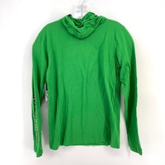 NWT Colosseum Notre Dame Fighting Irish Hooded Long Sleeve T-Shirt Green Mens S