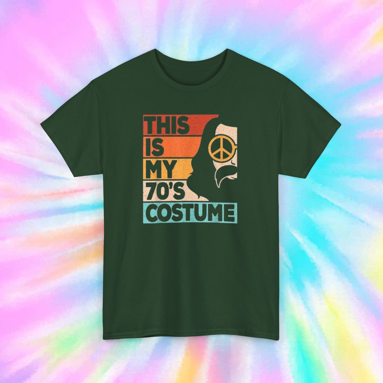 This Is My 70’s Costume Shirt | Funny Hippie Groovy Peace Love | S-5XL