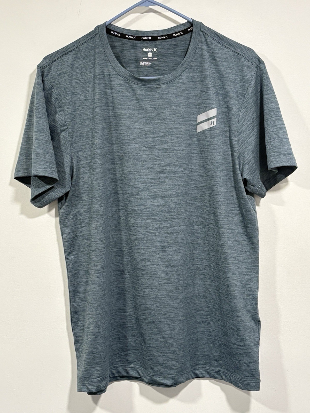 HURLEY EXIST Slash Logo Graphic T-Shirt - Short Sleeve Size medium gallery