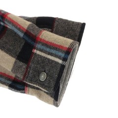 Woolrich Alaskan Wool Check Shirt M Multi-Color Cotton Nylon Polyester Excellent