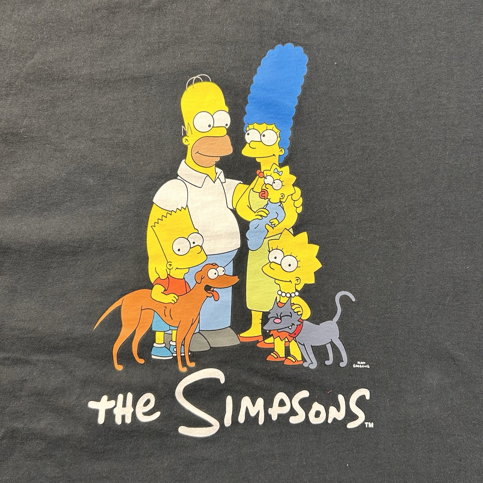 The Simpsons Family Sitcom Graphic Homer Marge Bart Lisa T-Shirt Medium American gallery