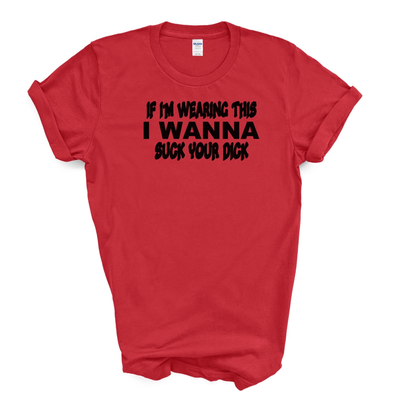IF I'M WEARING THIS I WANNA SUCK YOUR D*CK T Shirt gallery