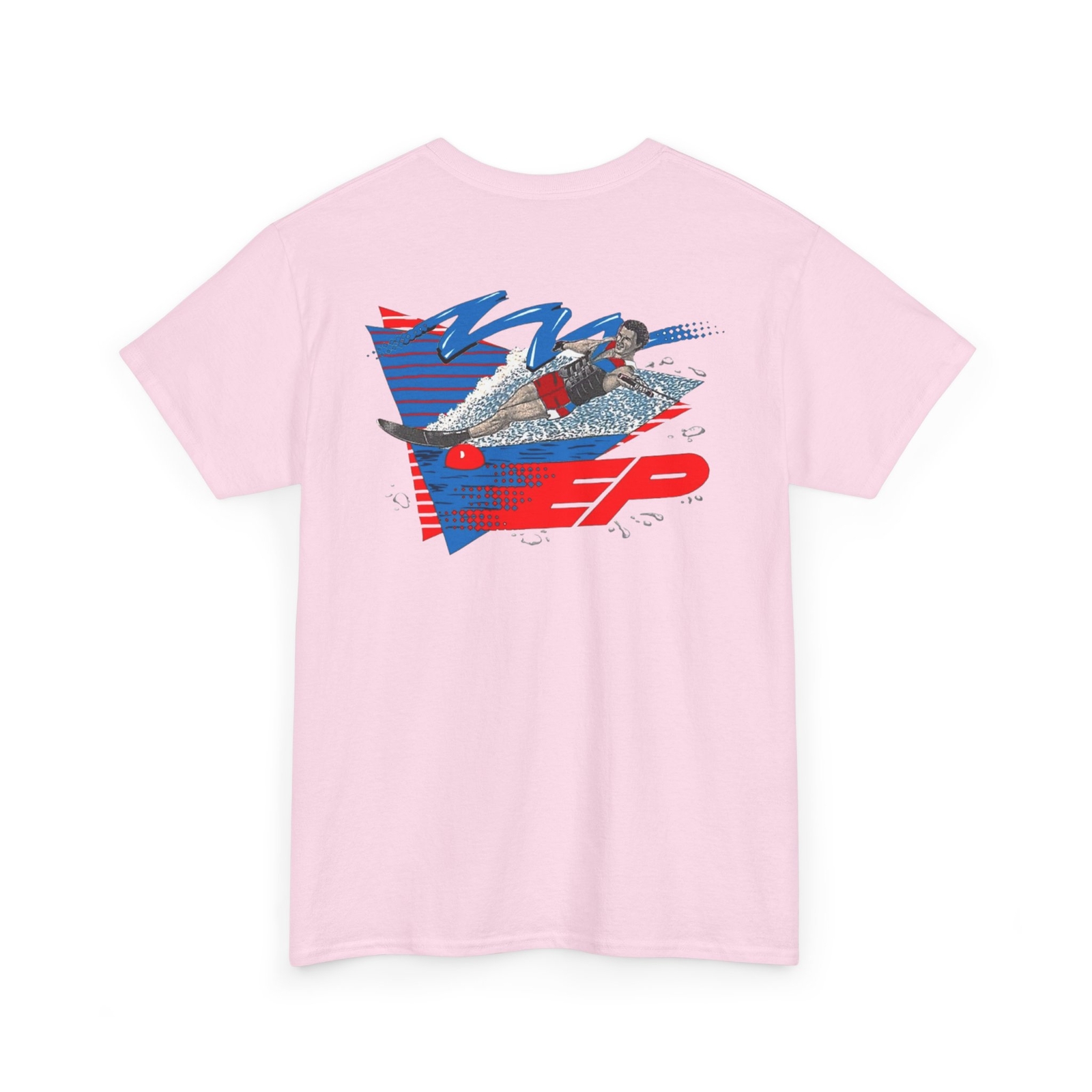 EP Water Skis – Vintage water ski slalom short-sleeve graphic T-shirt RWB