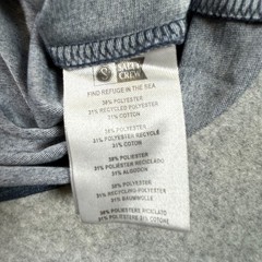 Salty Crew Premium Technical T Shirt LS Tuna Print Blue Gray Sz L UPF 40