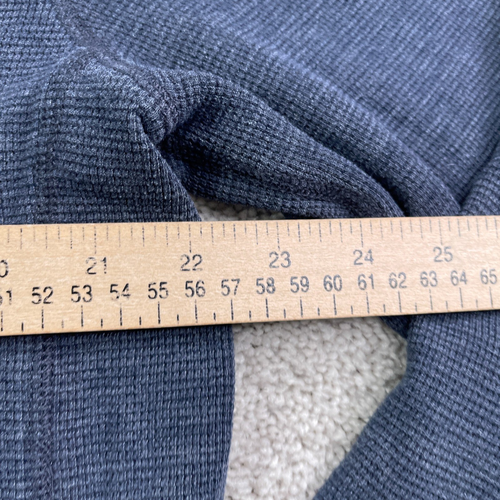 Eddie Bauer Shirt Mens Large Tall Blue Henley Waffle Knit Long Sleeve Thermal gallery