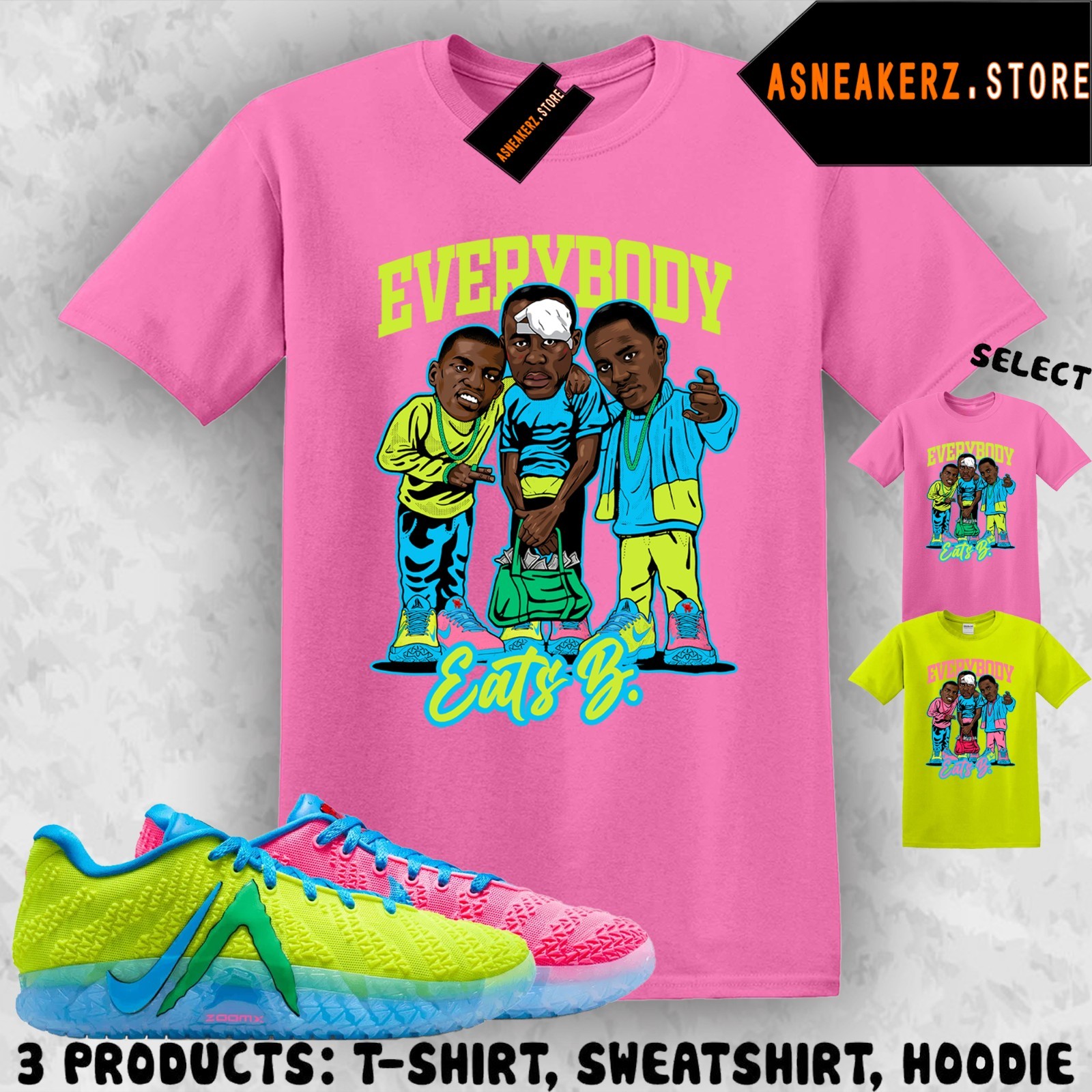 Tee Shirt Matching Ja 3 Kool Aid 2026 To Match Sneaker Everybody Eats B T-Shirt gallery