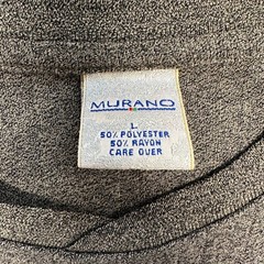Murano Mens Size Large Short Sleeve Crew Neck Regular Pullover T-shirt
