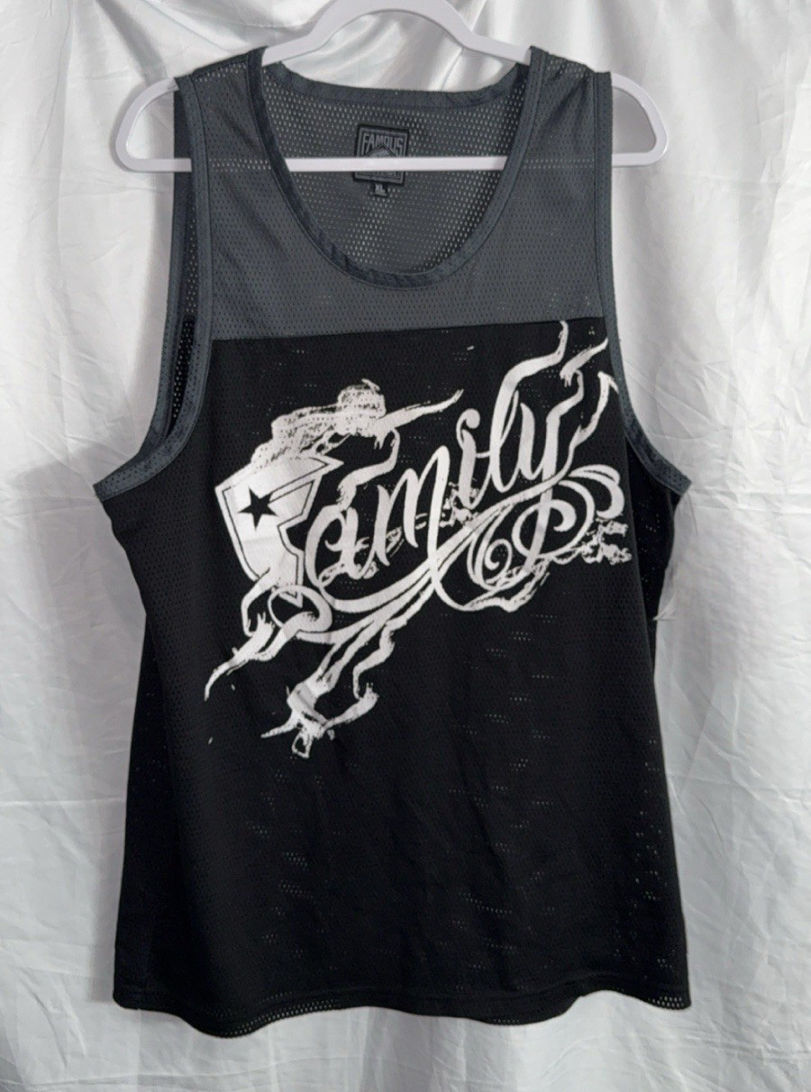 Famous Stars and Straps Basketball Jersey Vintage LIGHT WEIGHT MESH XLARGE Y2K gallery