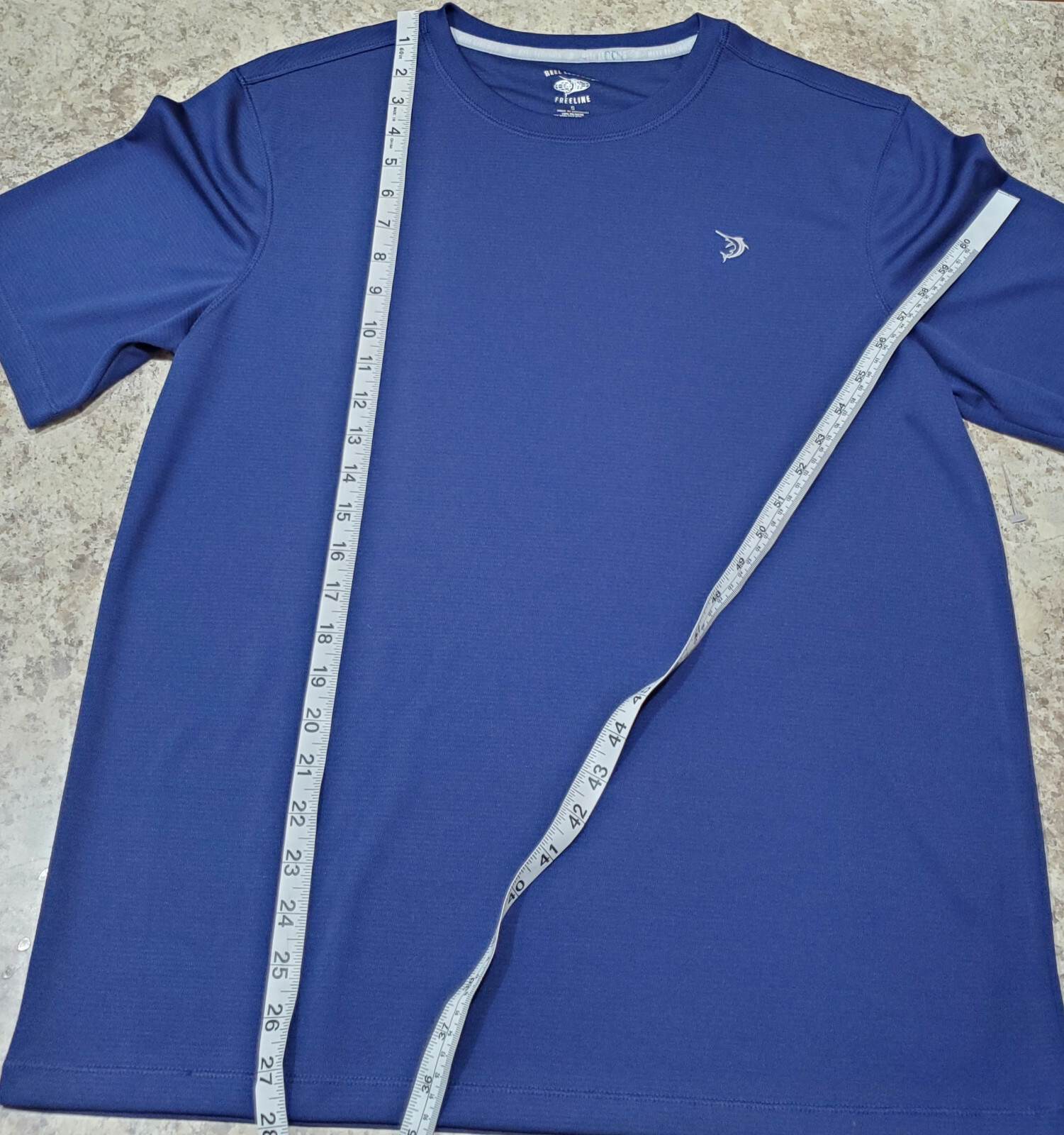 Reel Legends Shirt Mens S Short Sleeve Blue Polyester Fishing Outdoor Beach gallery