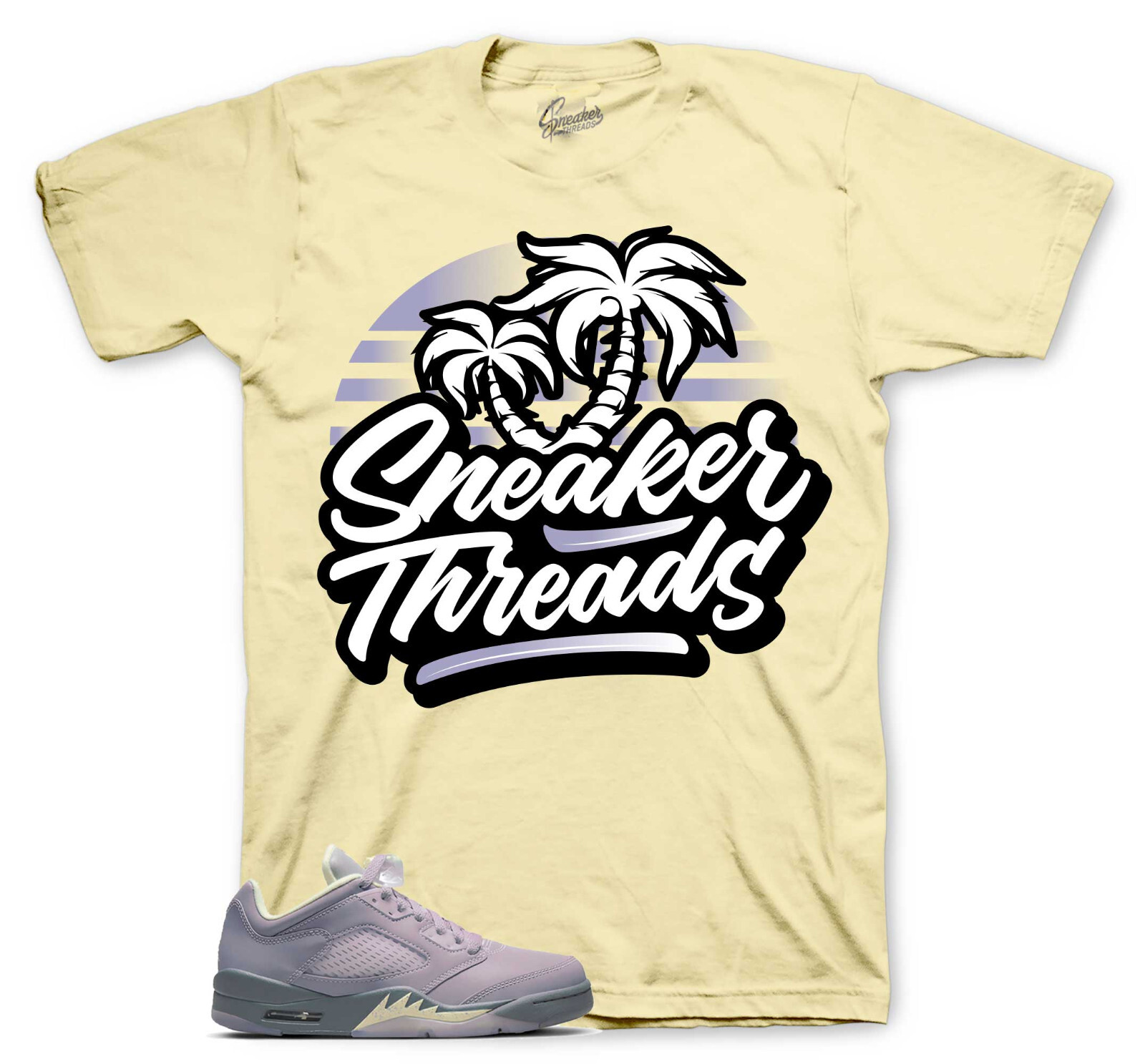 Shirt To Match Jordan 5 insigo Haze Sneakers - ST Palms Tee gallery