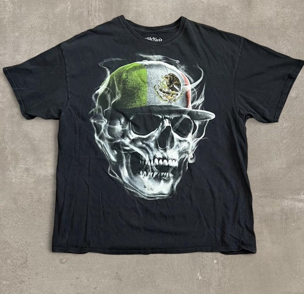 Fifth Sun Premium Apparel Men’s Mexico Black Short Sleeve T-shirt 2XL