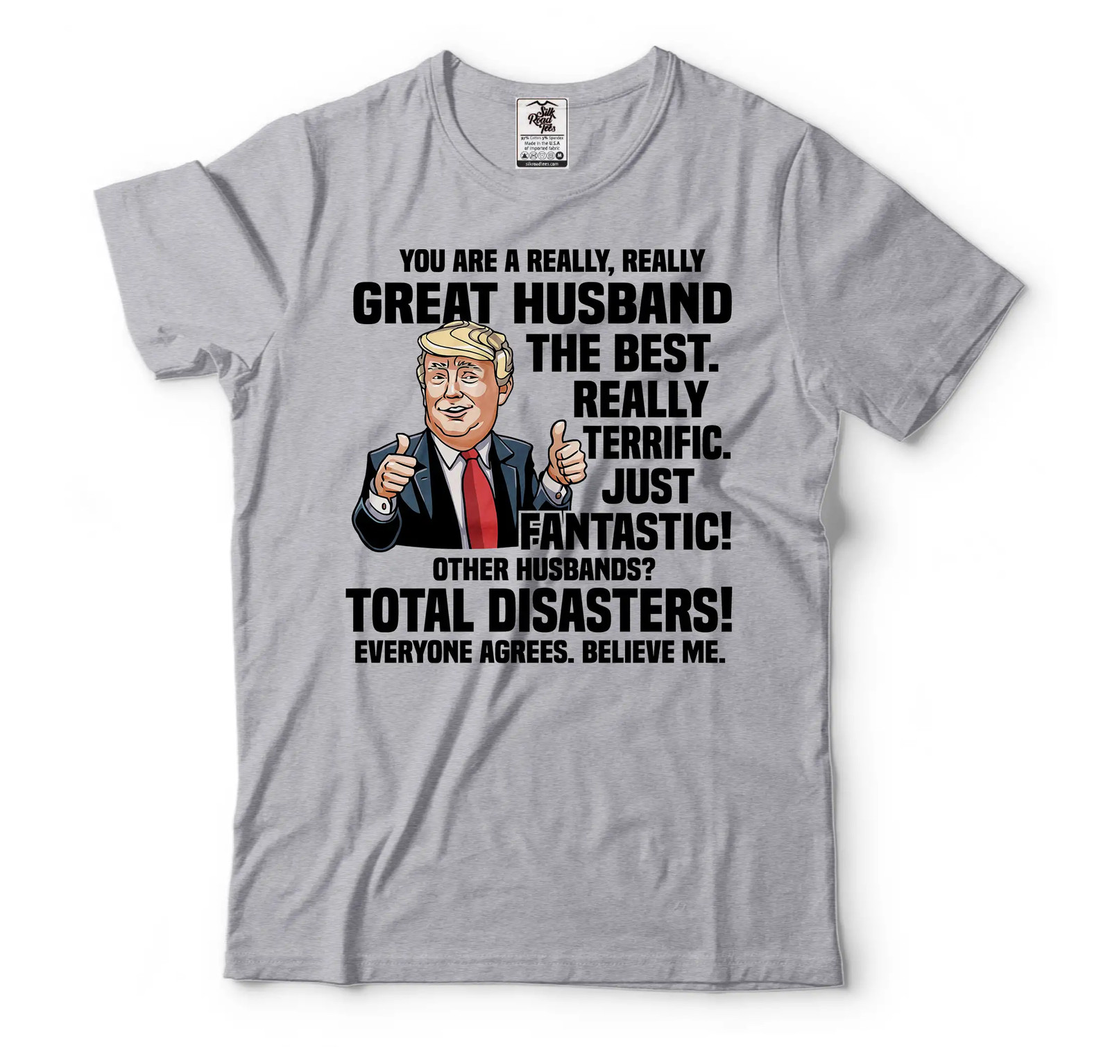 Great Husband Shirt Husband Political T-Shirt Trump Lover Husband Tee gallery