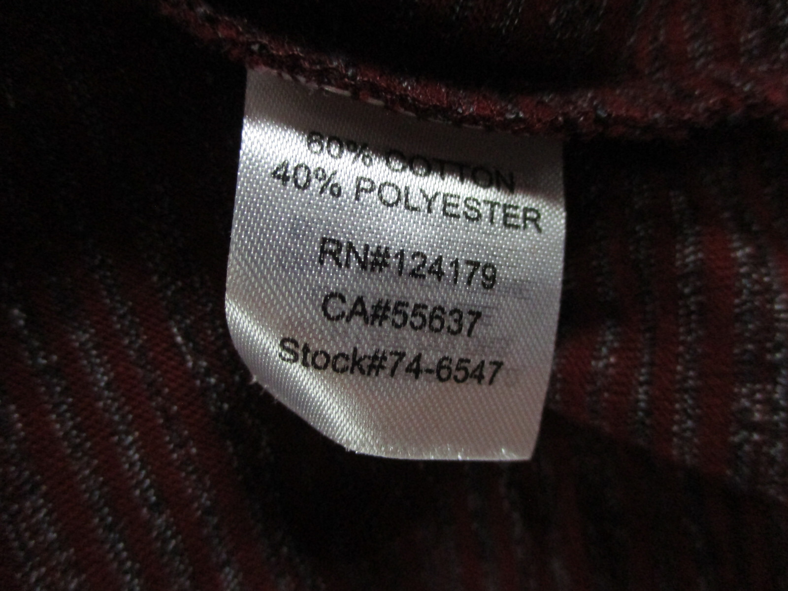 Johnston & Murphy Shirt Mens Large Red Gray Henley Long Sleeve Striped Cotton gallery