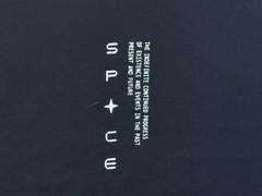 Time Space T Shirt Mens Large Black Utility Pocket Graphic Streetwear Techwear