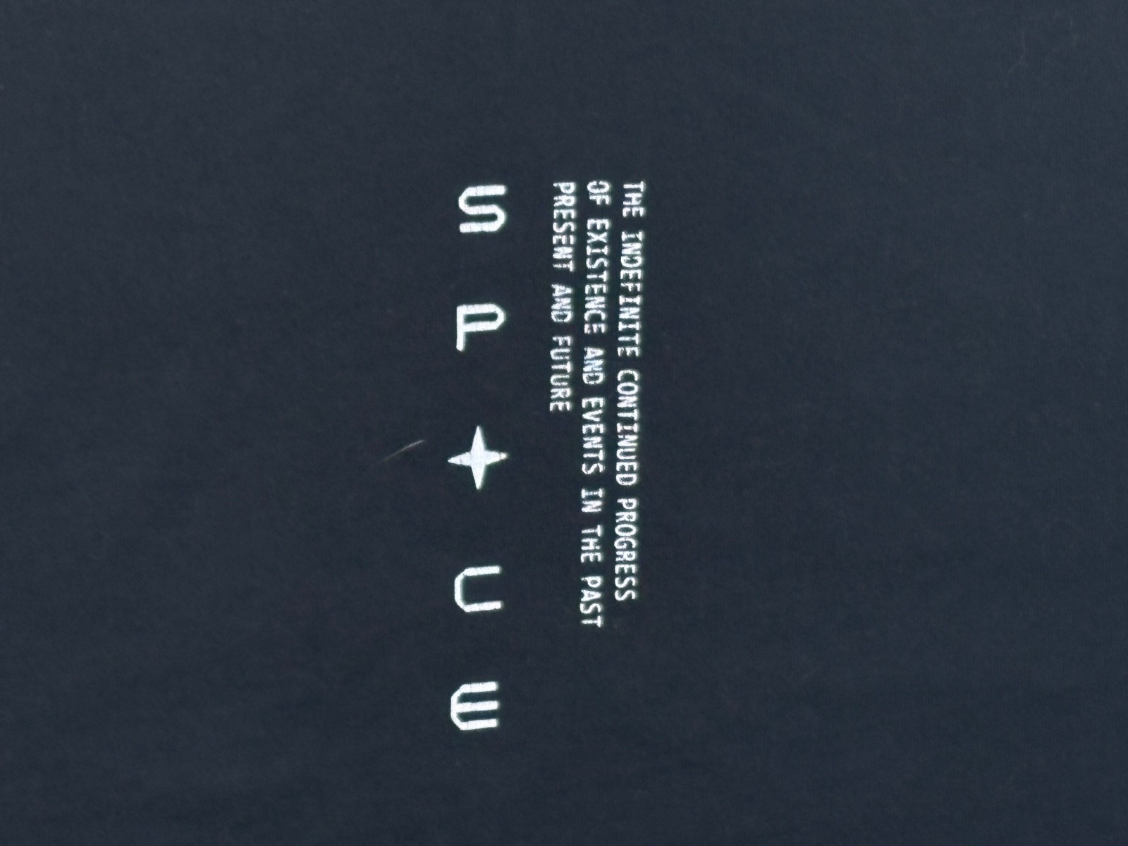 Time Space T Shirt Mens Large Black Utility Pocket Graphic Streetwear Techwear gallery