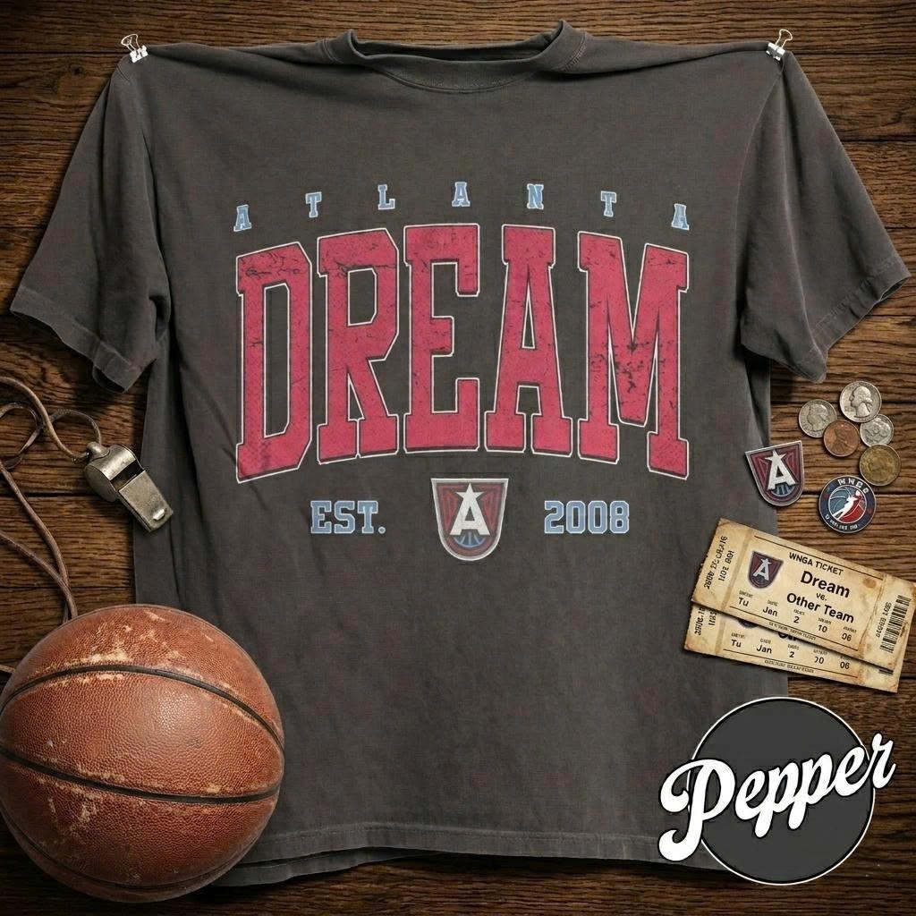 Vintage Atlanta Dream Shirt Basketball Comfort Colors Tee 2008 ATL WNBA Fan Gift gallery