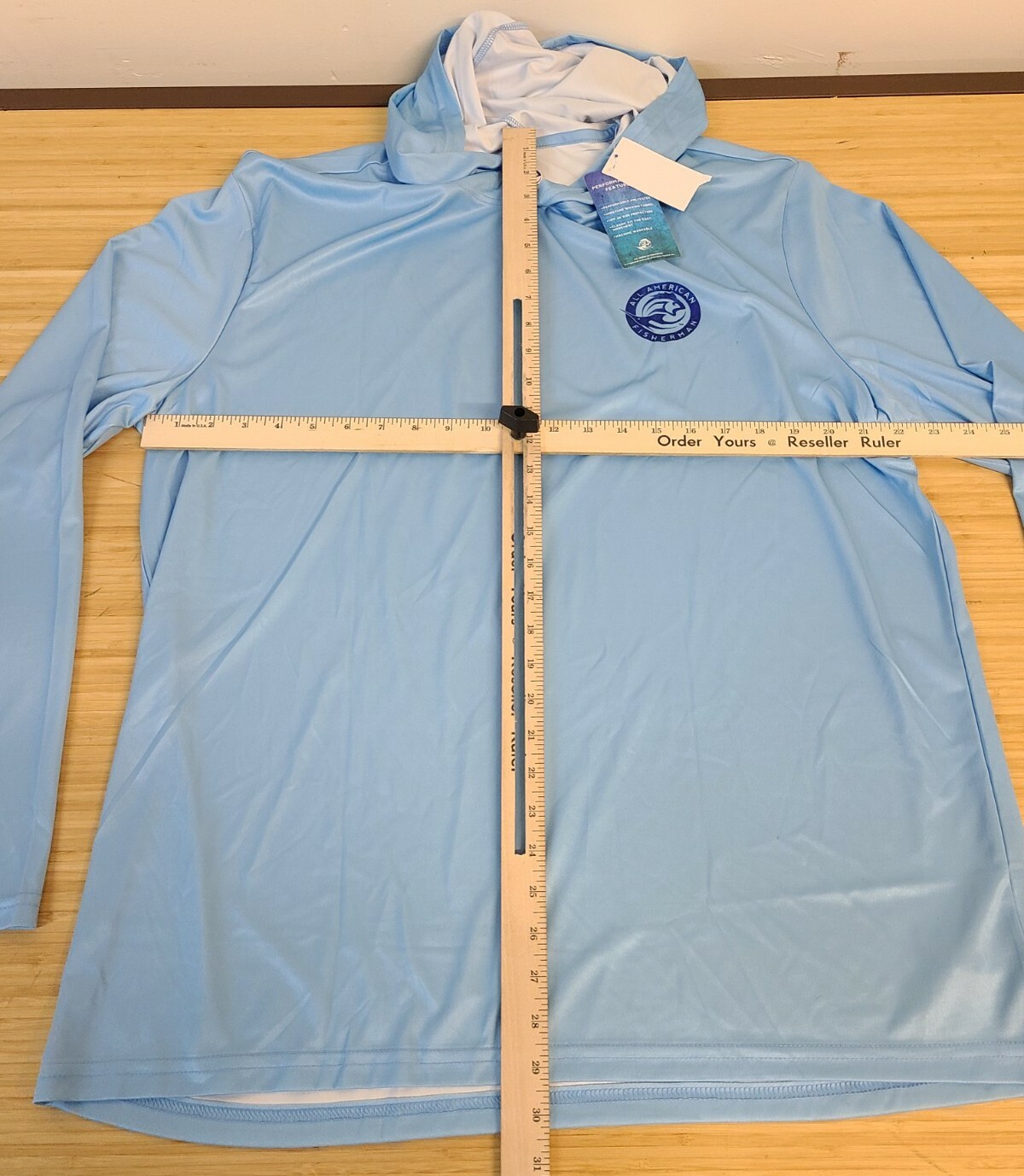 All American fisherman blue XL crew tshirt longsleeve NWT Men's gallery