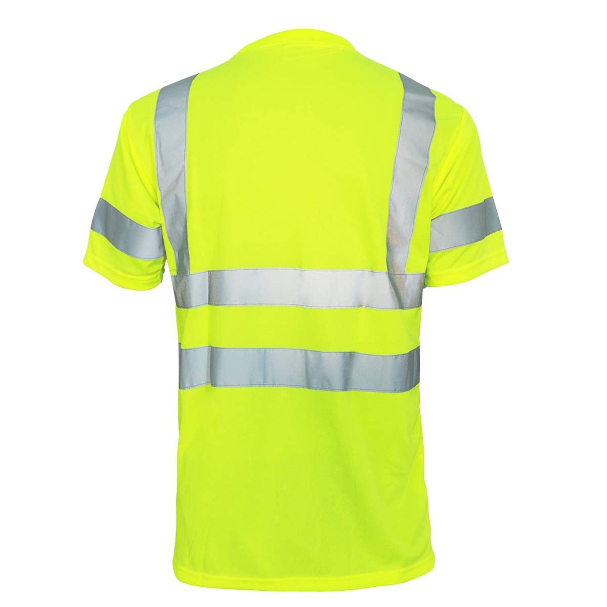 Hi Vis T Shirt ANSI Class 3 Reflective Safety Lime Short Sleeve HIGH Visibili... gallery