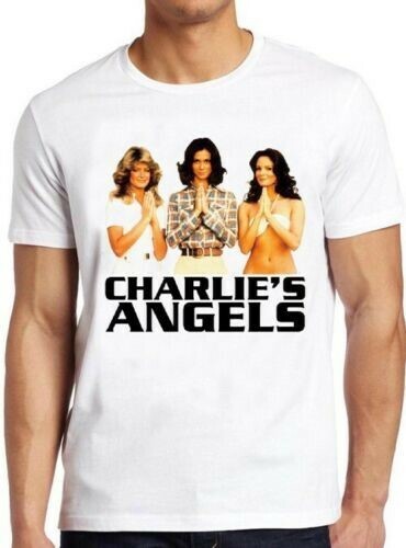 Charlies Angels Retro 70s TV Farrah Fawcett Hawaii Five-O Magnum T Shirt