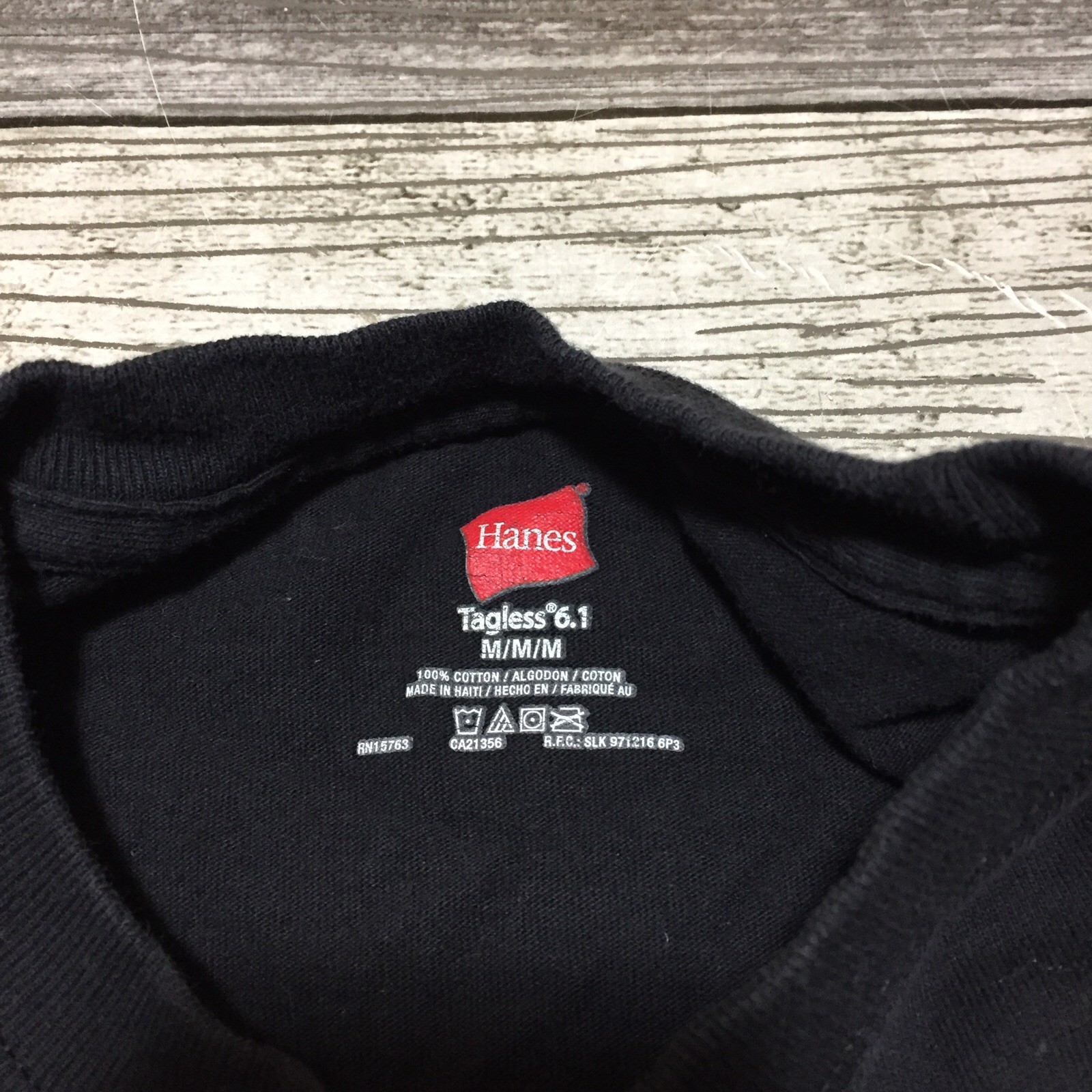 Hanes Zig Zag Rolling Papers T Shirt Men’s M Black Shiny Silver Short Sleeve gallery