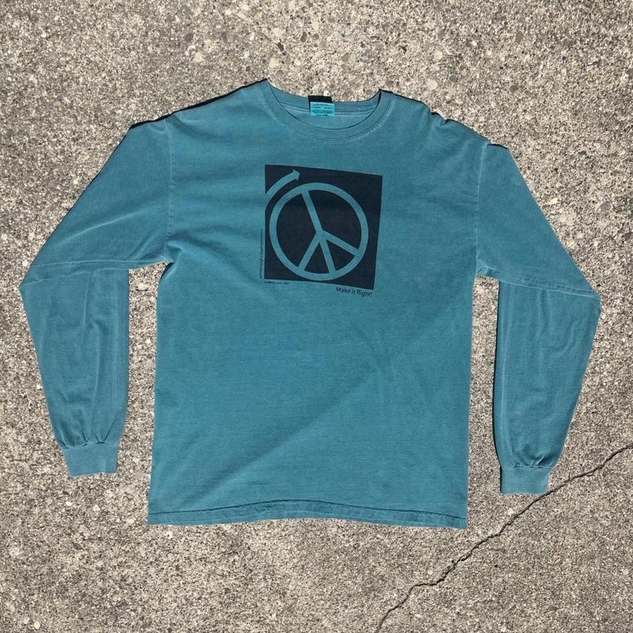 Comfort Colors Affinity Arts Peace Sign Graphic Long Sleeve T-Shirt gallery