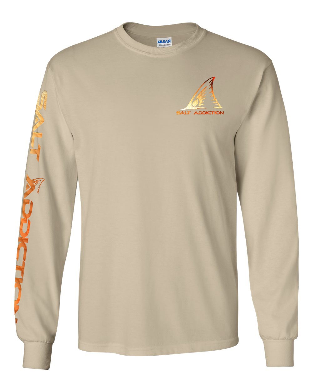 Salt Addiction Redfish Flats fishing T Shirt red drum sweetwater men's apparel gallery