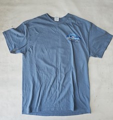 Ford Mustang Blue Delta Pro Weight Double Sided Classic Cars T-Shirt – Large