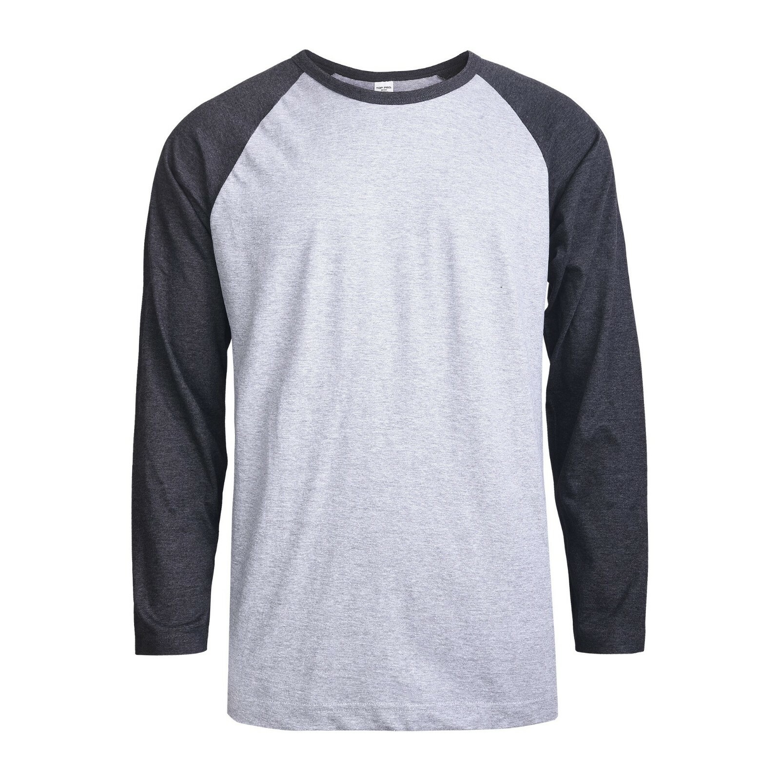 Men Baseball T-Shirt 100% Cotton Long Sleeve Soft Breathable Raglan Jersey S-3XL gallery