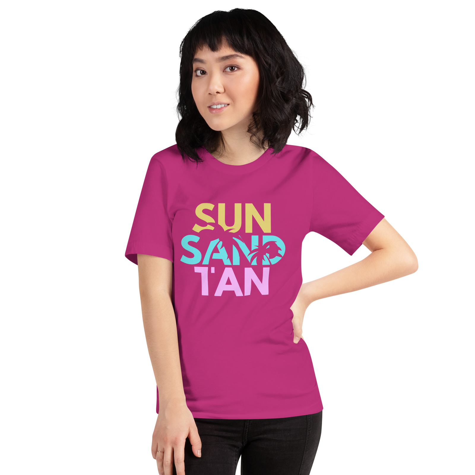 Sun Sand Tan Beach Lake Summer Vacation Unisex T-Shirt S,M,L,XL,2X,3X,4X gallery