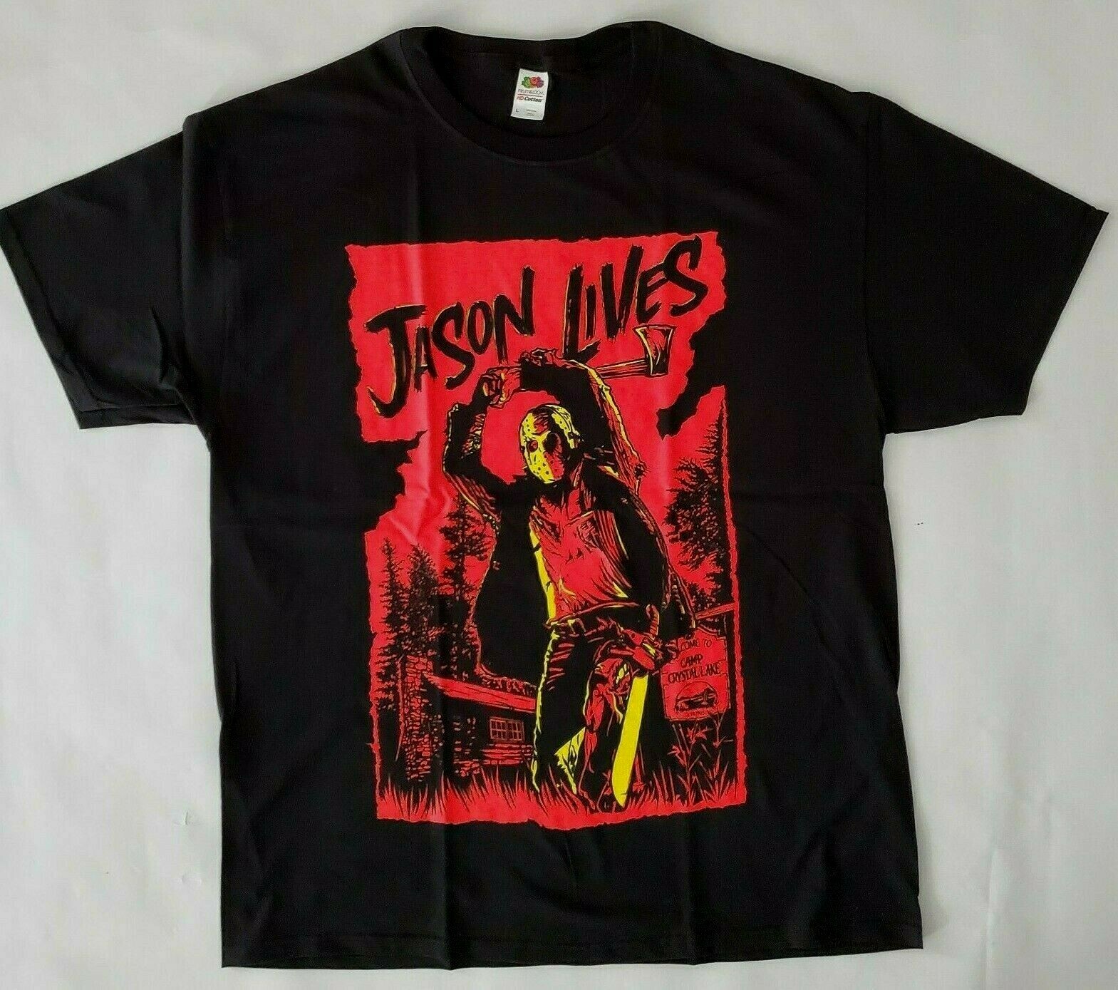 FREE SAME DAY SHIPPING New FRIDAY THE 13th JASON LIVES Color Shirt Size MEDIUM gallery