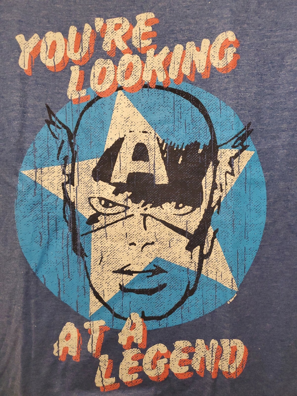 New Captain America You're Looking at a Legend Mens Medium Soft Comfy T-shirt gallery