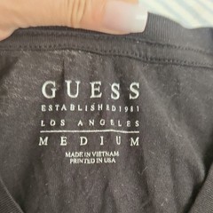 Guess Black Beast Tee Shirt