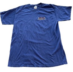 Tekken Dark Resurrection Game Promo Shirt Blue Sz Large Men’s Vintage Y2K 2001