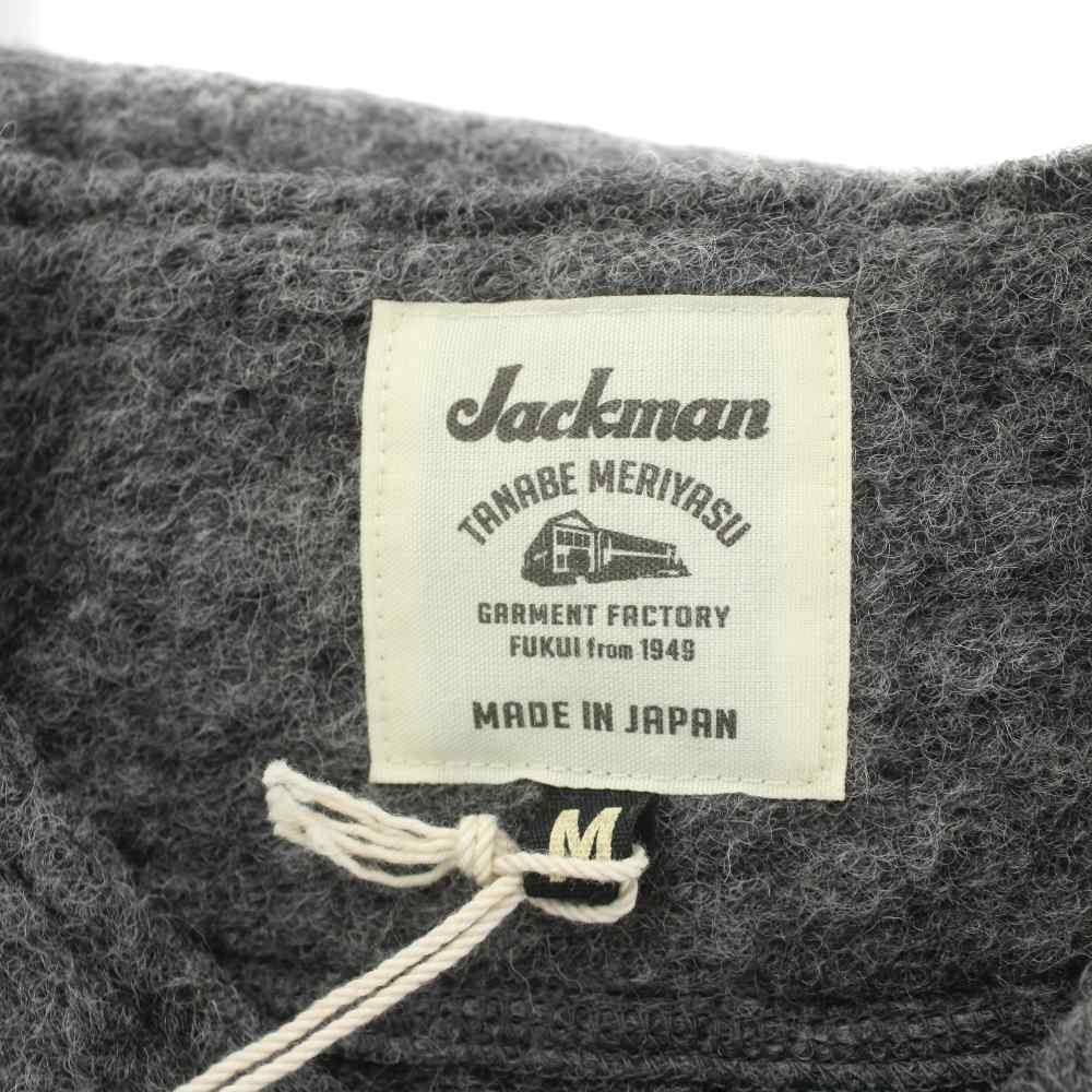 Jackman Men's Wool Blend Short Sleeve Shirt Gray M 24" Vintage Excellent gallery