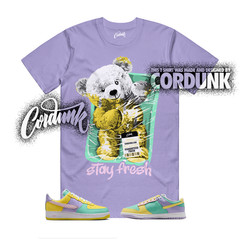 Dunk Easter Air Force 1 Emerald Yellow Hydrangeas Pink Foam Shirt Match STAY