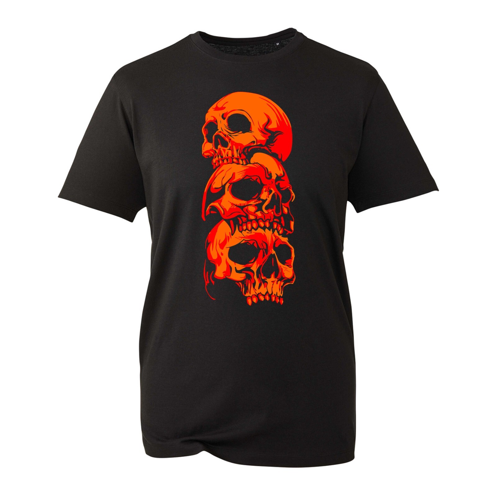 Skull T-Shirt Halloween Horror Scary Sarcastic Skeleton Face Skull novelty Top gallery