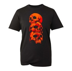 Skull T-Shirt Halloween Horror Scary Sarcastic Skeleton Face Skull novelty Top