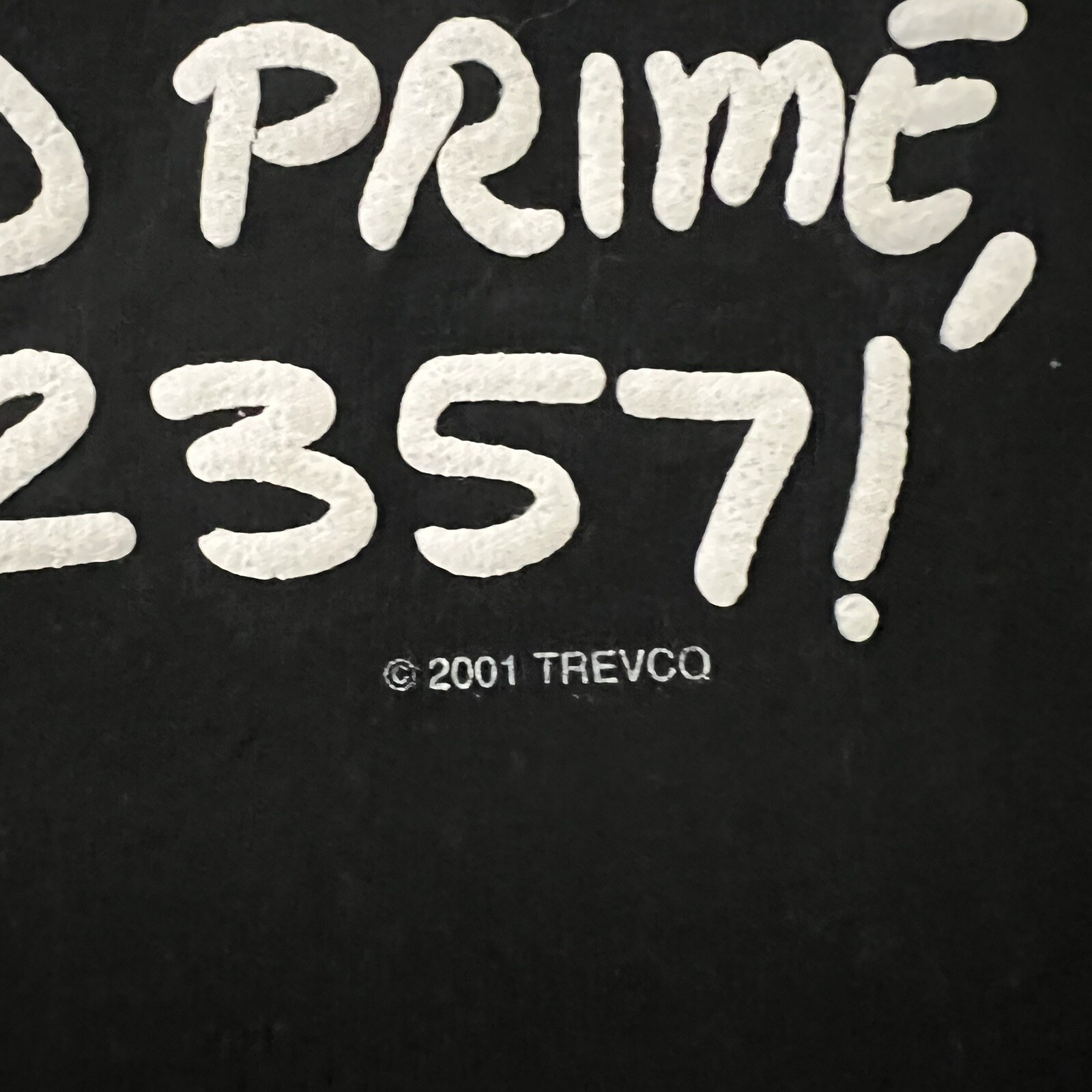 Vtg Prime Numbers Discovery Store Shirt Y2K 2001 Sz XL ? 22x30 Mathematics Math gallery